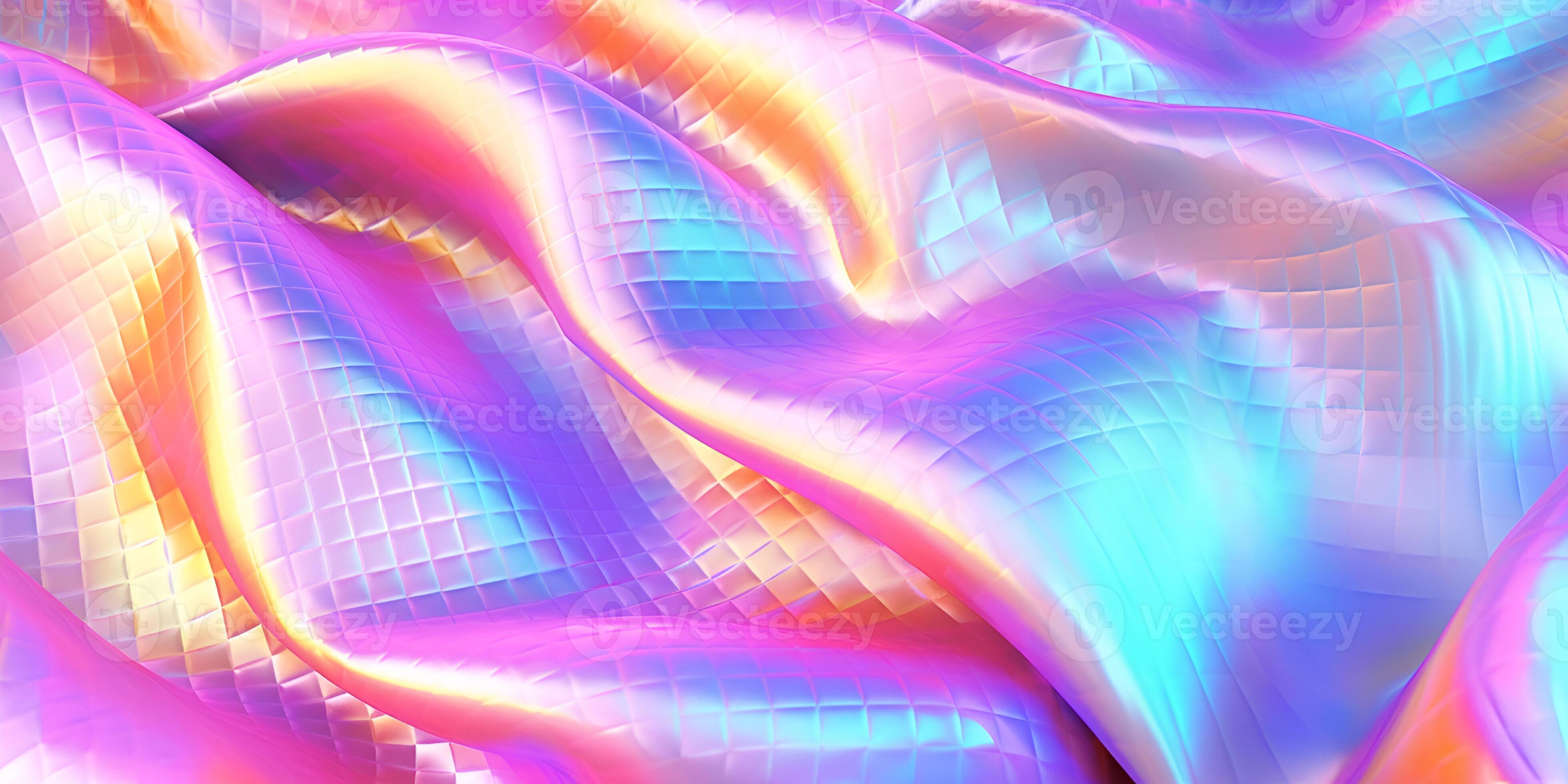 Abstract Iridescent Holographic Texture Background 2406405 Stock