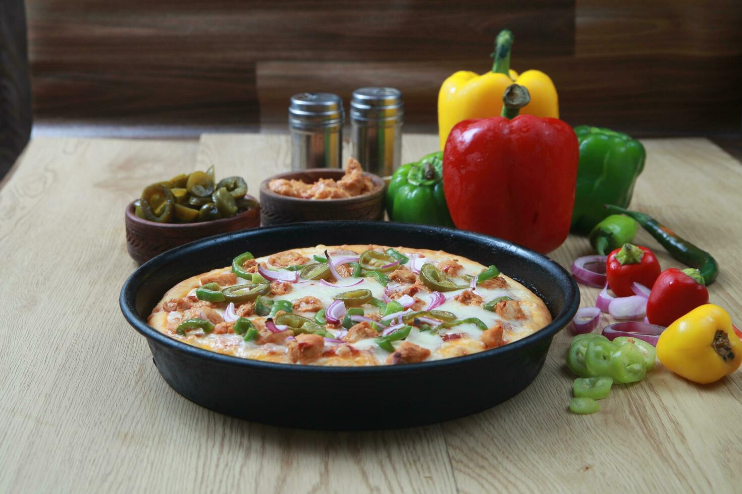Pizza photo background and Pizza wallpaper or pizza food photo