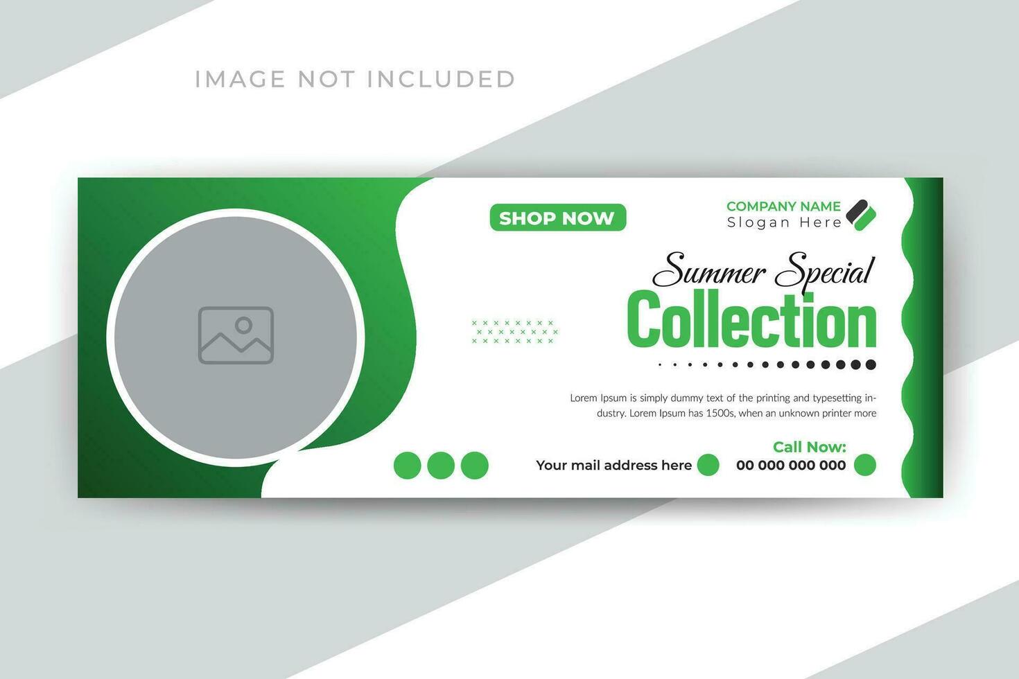 Fashion sale social media timeline cover or web banner template vector