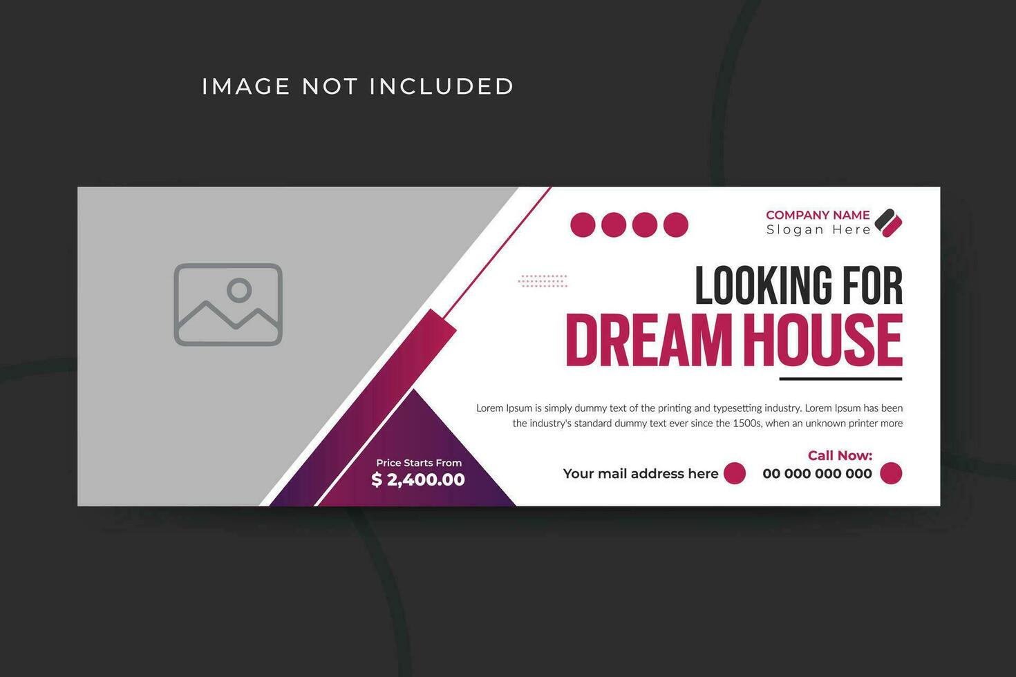 Construction service or renovation social media timeline cover or web banner template vector