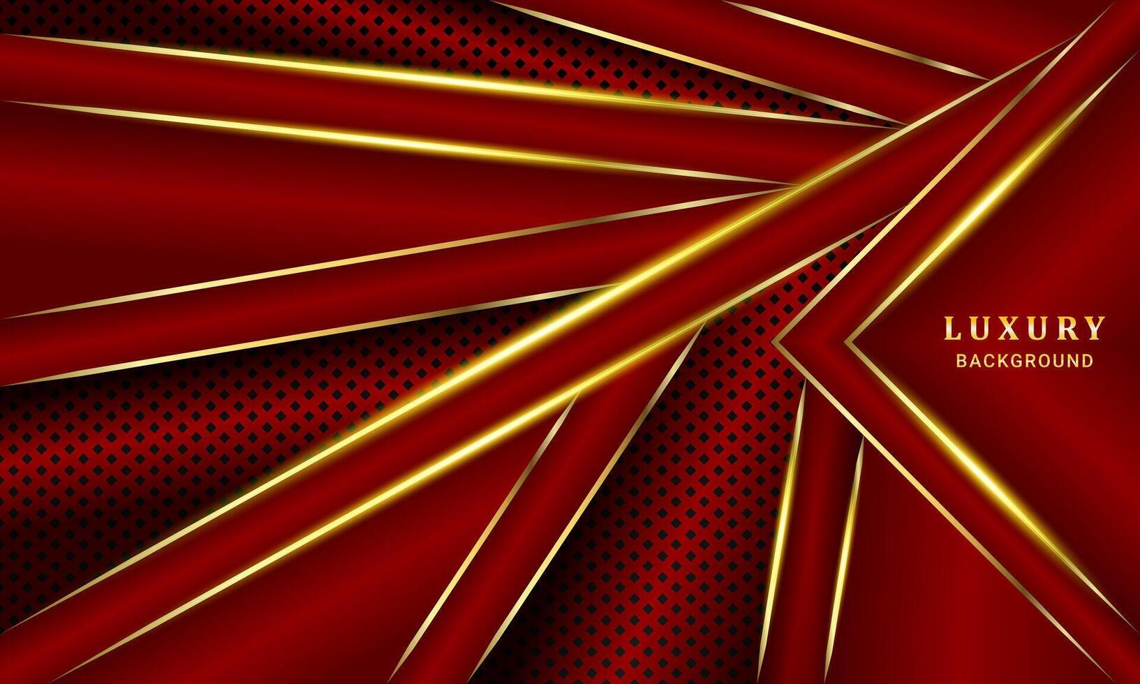 Red gold modern abstract background for social media design wallpaper vector
