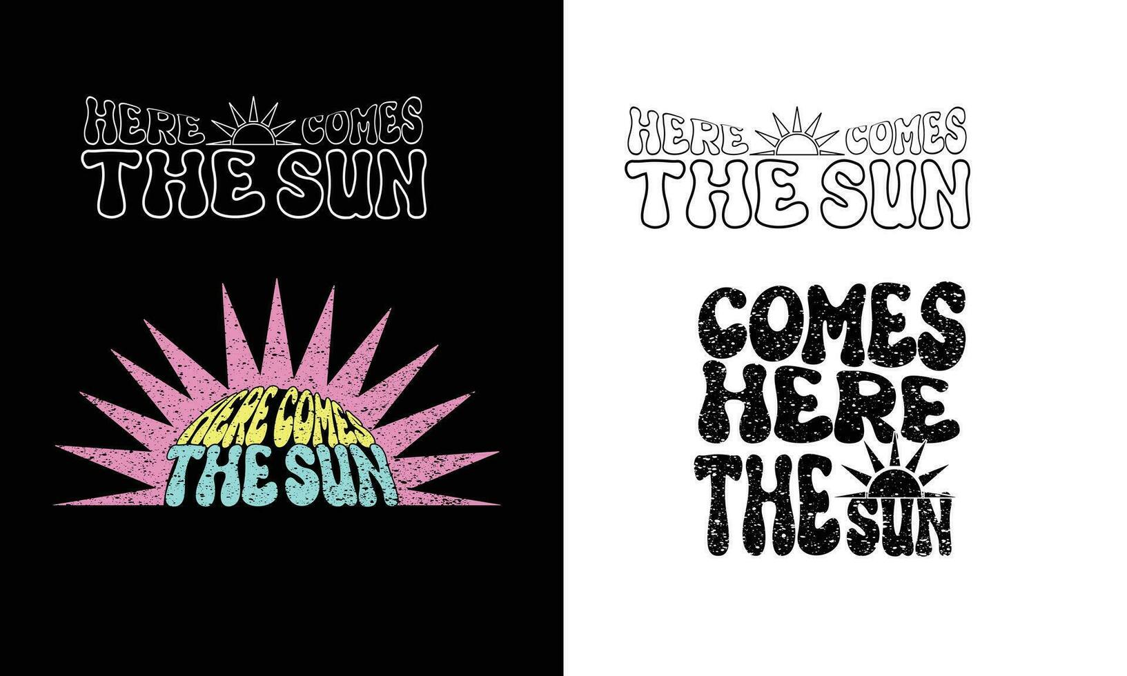 Here comes the sun t shirt Design, Summer bundles ,summer vector