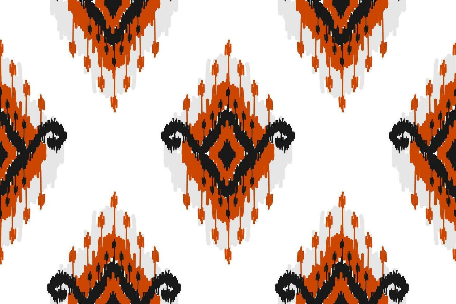 patrón étnico ikat sin costuras en tribal. estilo americano, mexicano. estampado de adornos geométricos aztecas. vector