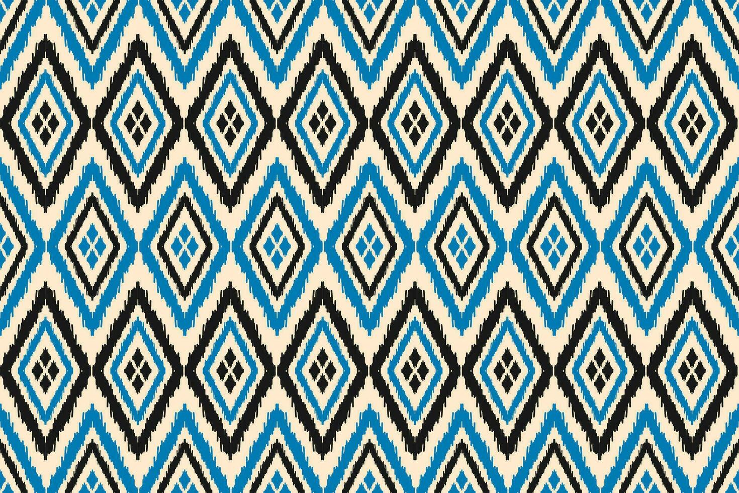 Motif ikat pattern art. Ethnic seamless pattern traditional. Indian style. vector