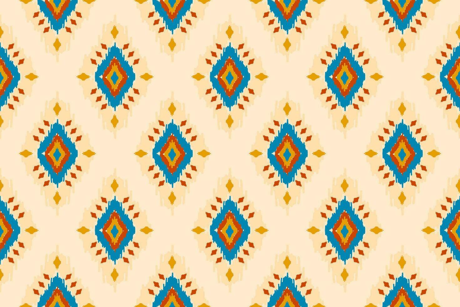 Motif ethnic pattern art. Ikat ethnic seamless pattern in tribal. Indian style. vector