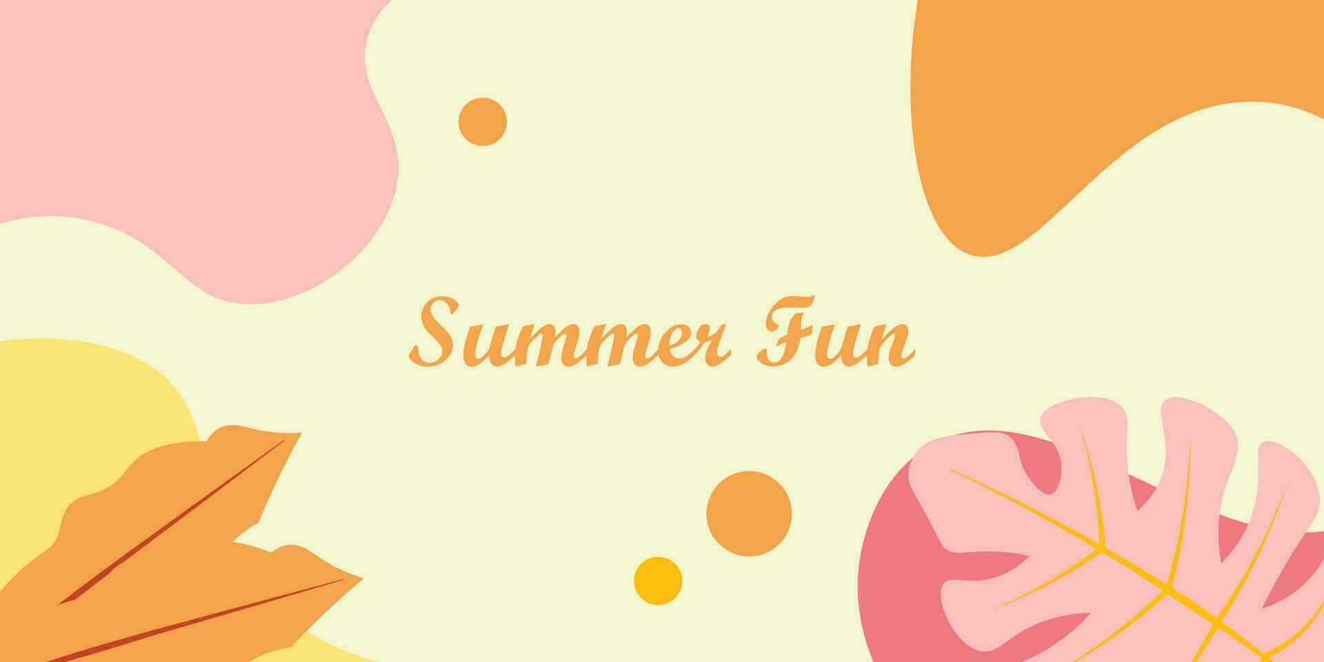 Background design with summer theme vector