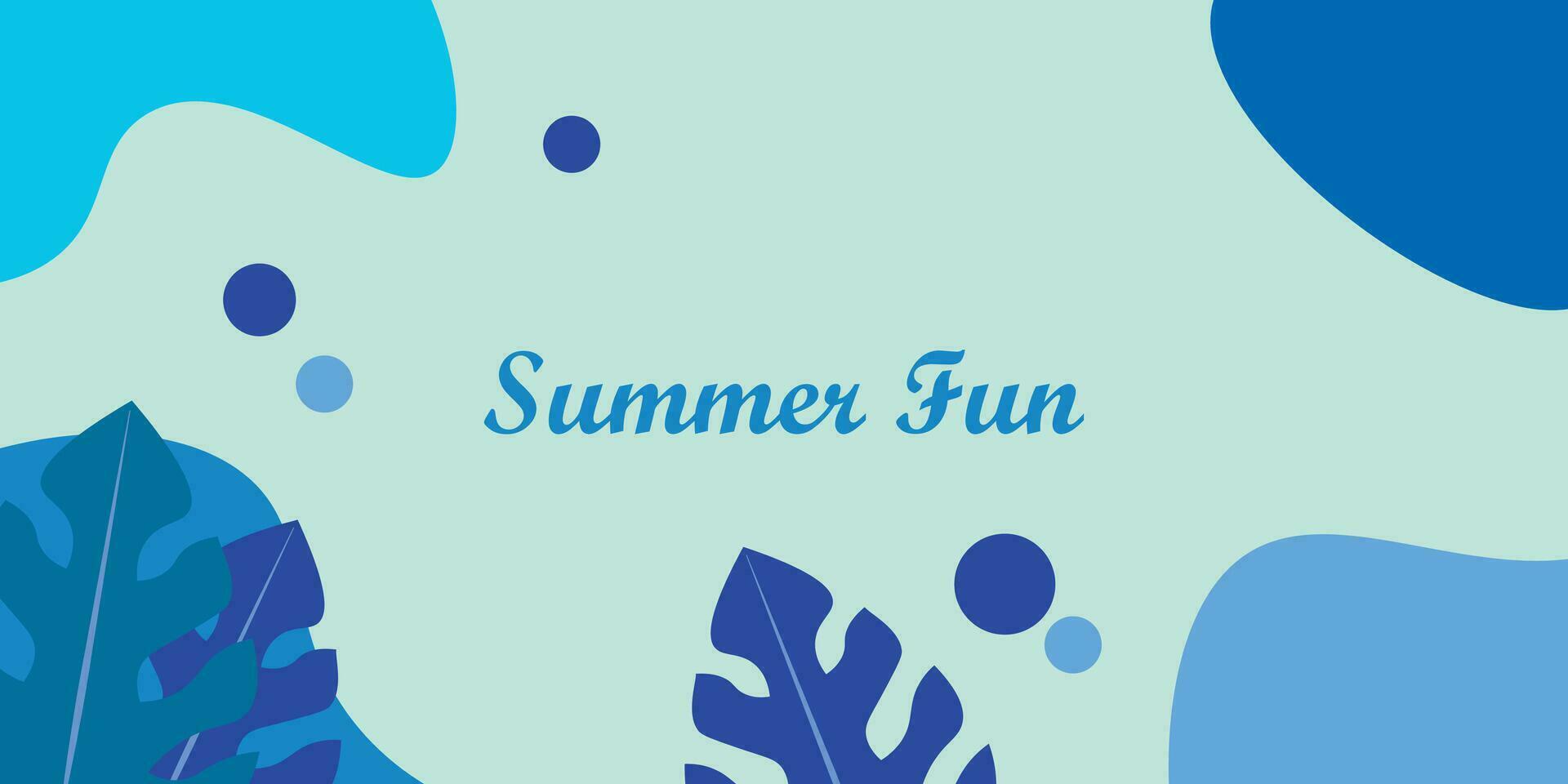 Background design with summer theme vector