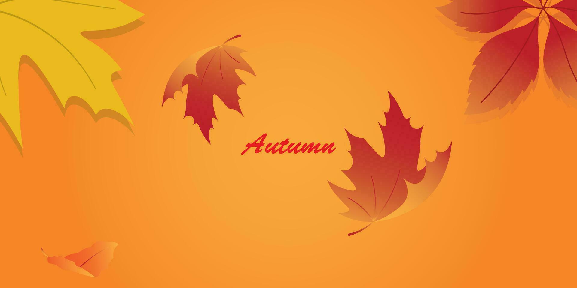 antecedentes diseño con otoño tema. vector