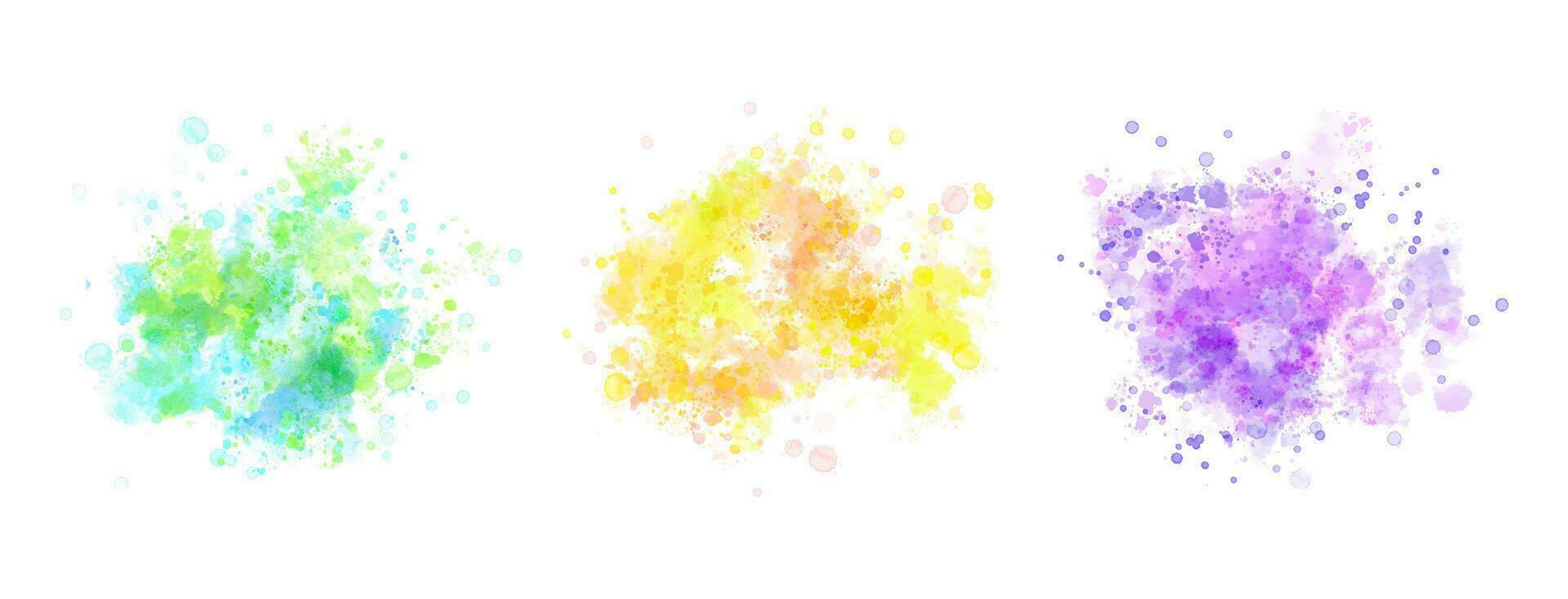 watercolor vector stains. background for texts
