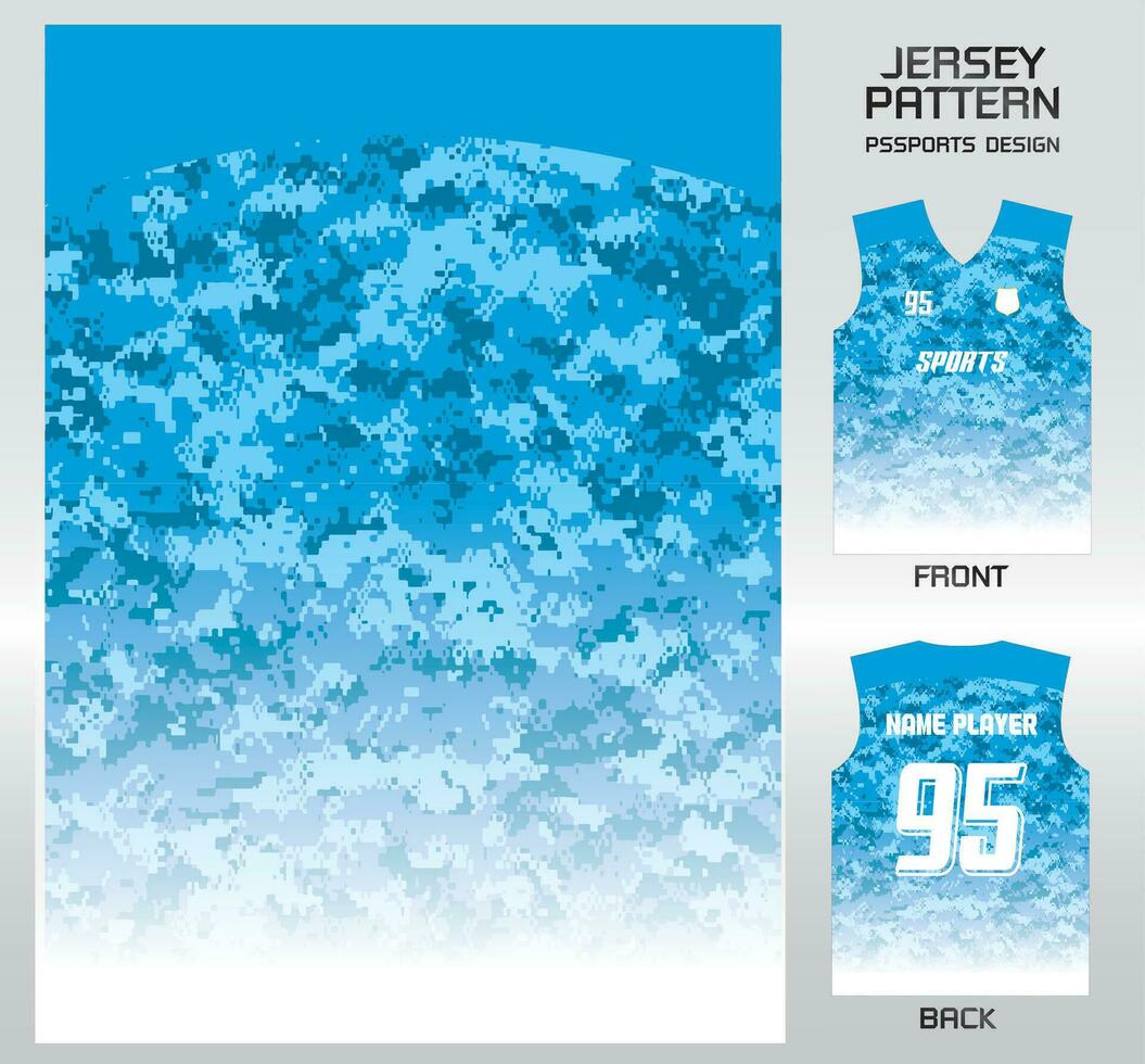 Pattern design, illustration, textile background for sports t-shirt, football jersey shirt mockup for football club. consistent front view vector