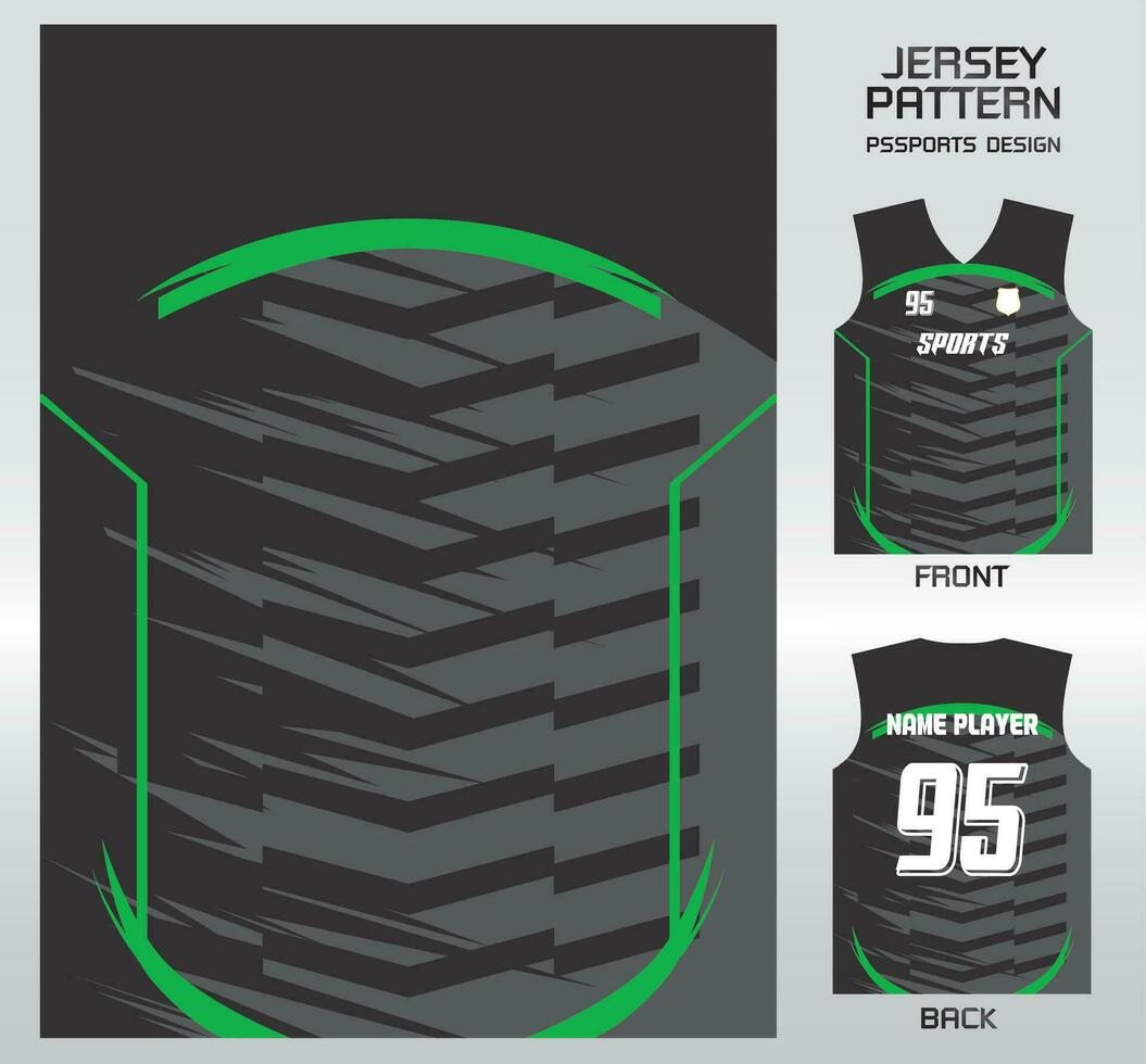 Pattern design, illustration, textile background for sports t-shirt, football jersey shirt mockup for football club. consistent front view vector