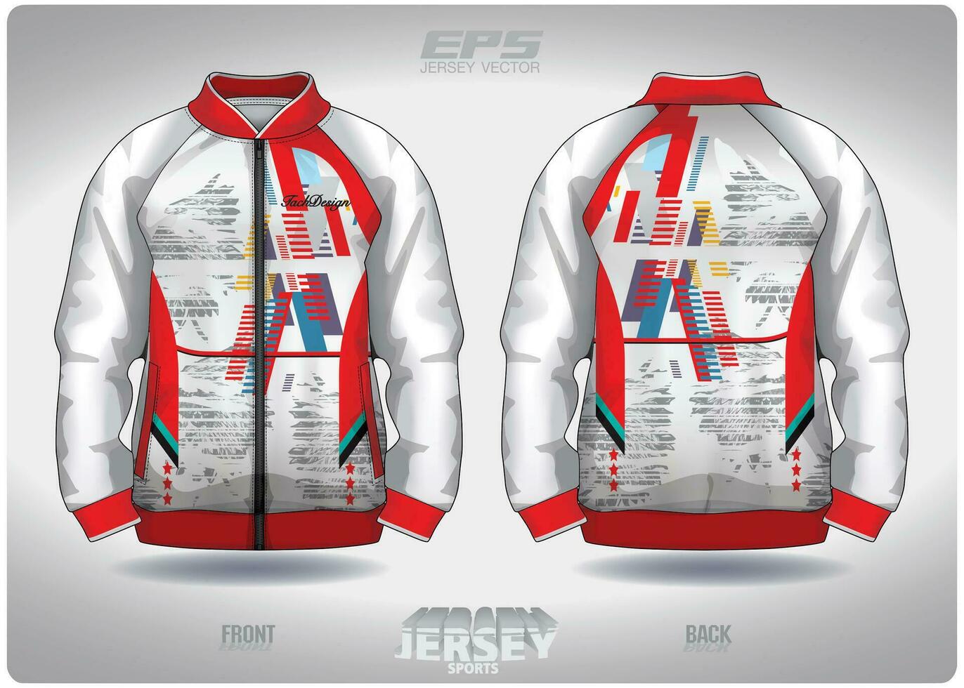 9.EPS jersey sports shirt vector.Dog pattern design, illustration, textile background for sports long sleeve sweater vector