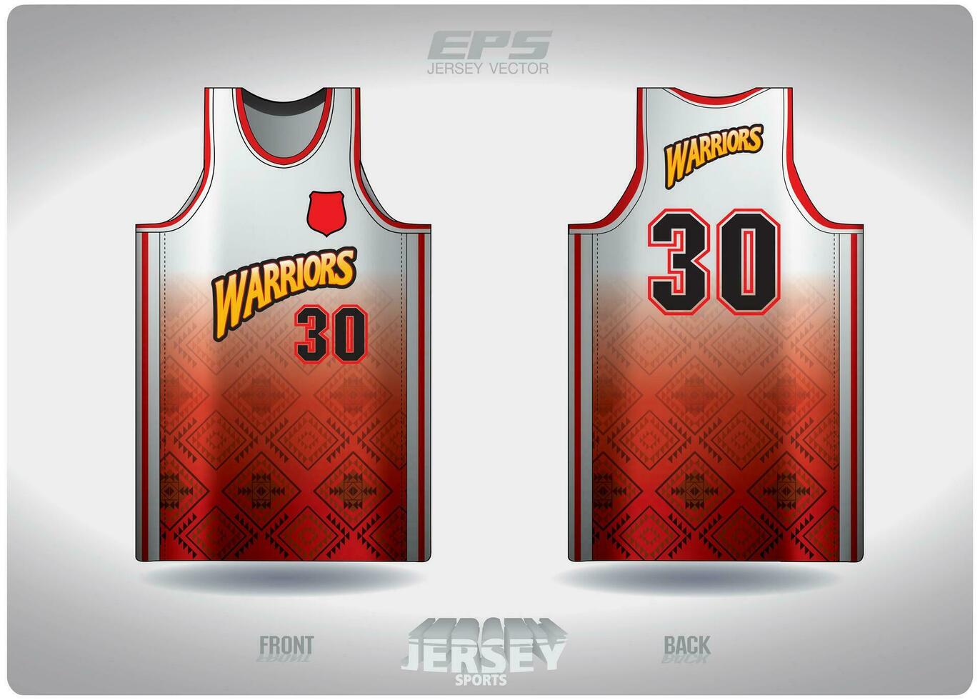 eps jersey Deportes camisa vector.rojo y blanco tribal modelo diseño, ilustración, textil antecedentes para baloncesto camisa Deportes camiseta, baloncesto jersey camisa vector