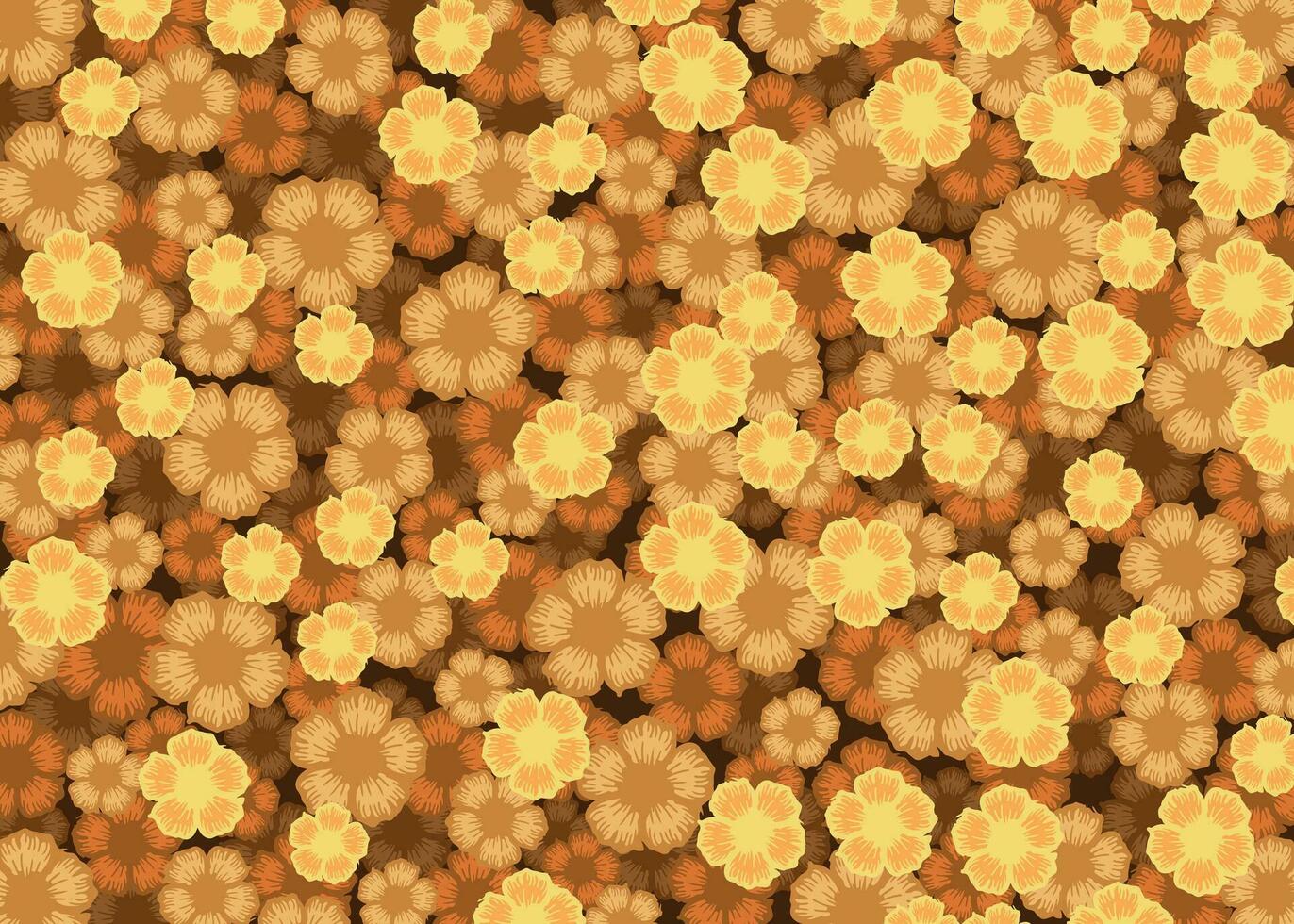 Flower Pattern Design for Fabric Textile vector