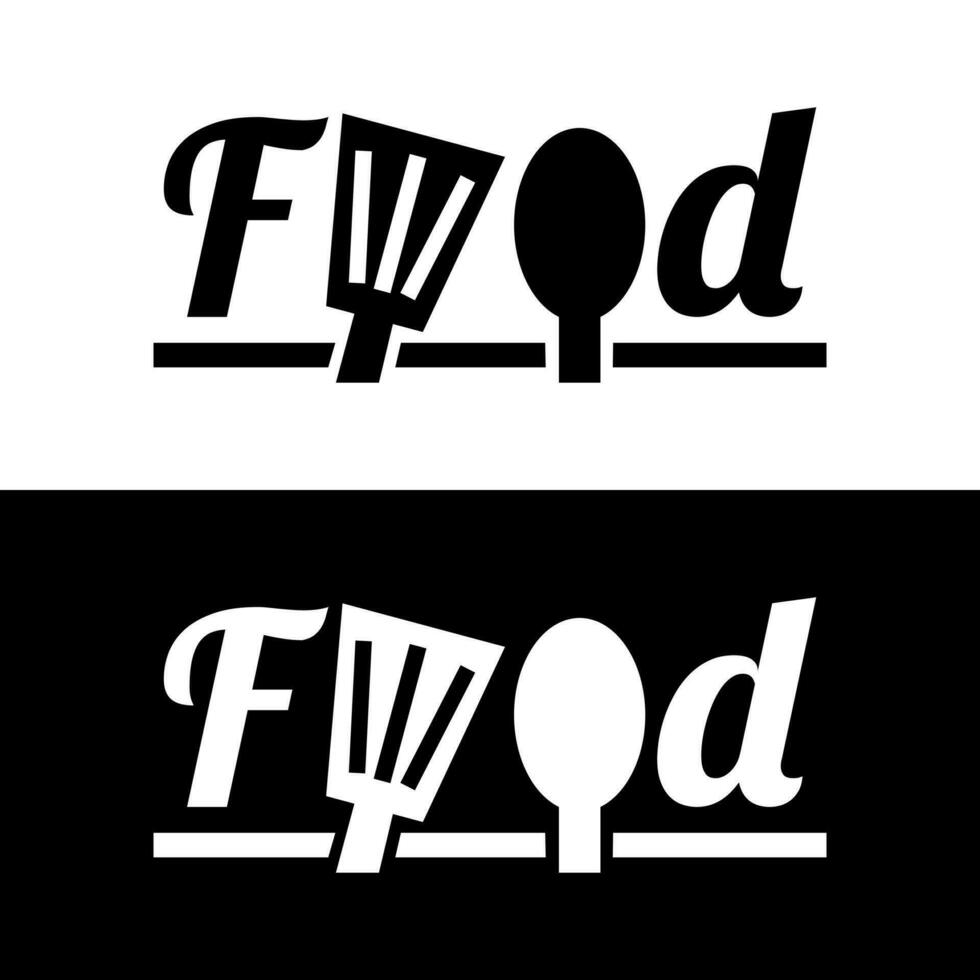 food icon logo design template vector