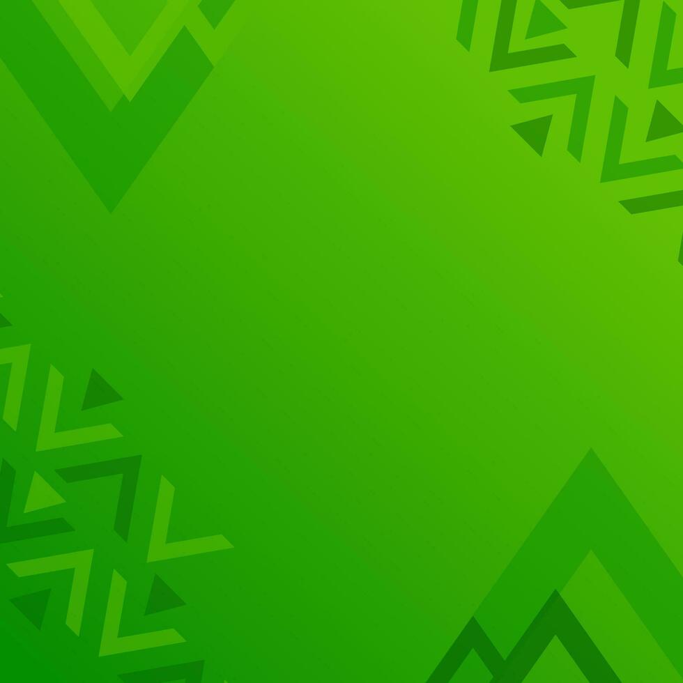 Modern green geometric background vector