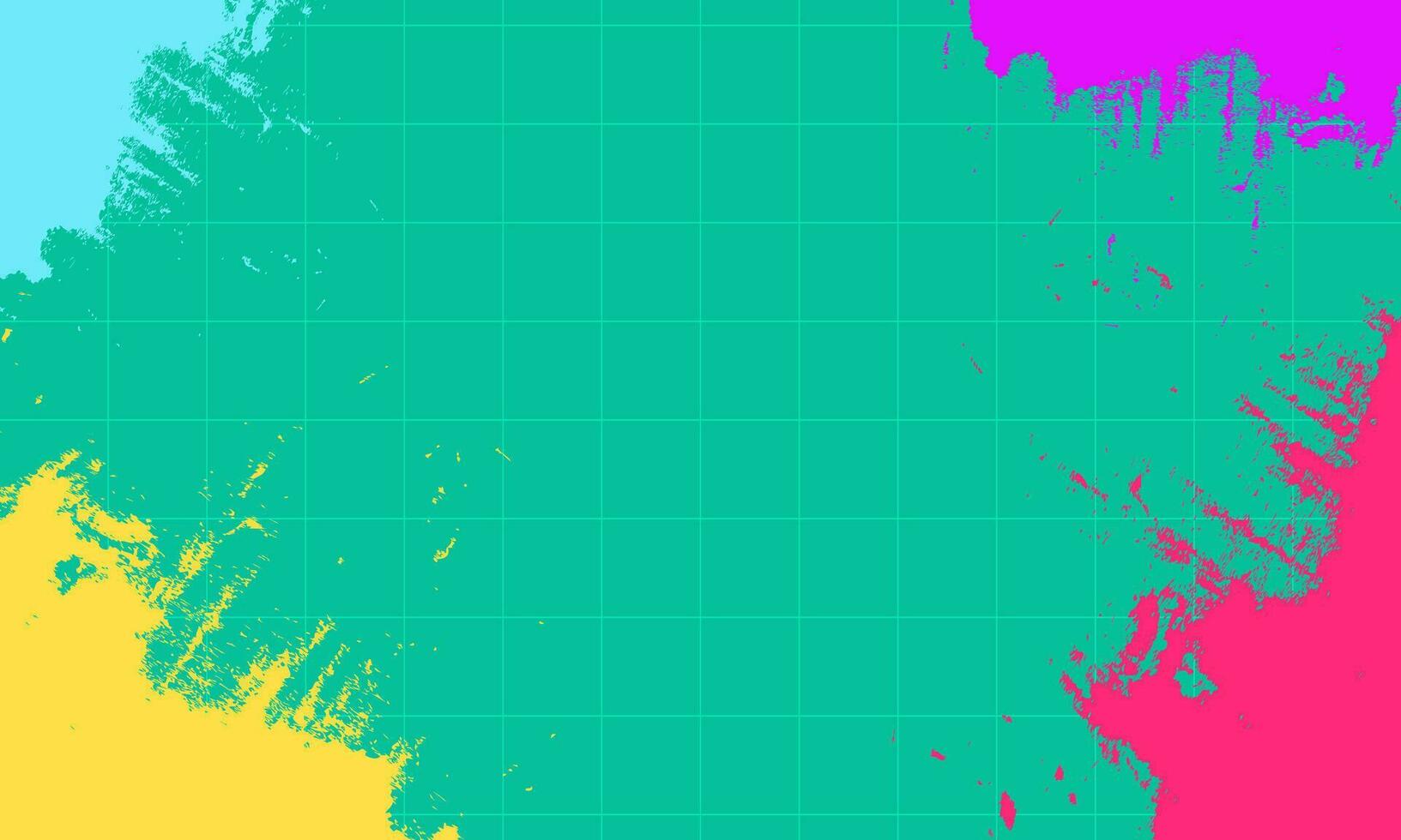 Colorful ink stroke isolated on blue background vector
