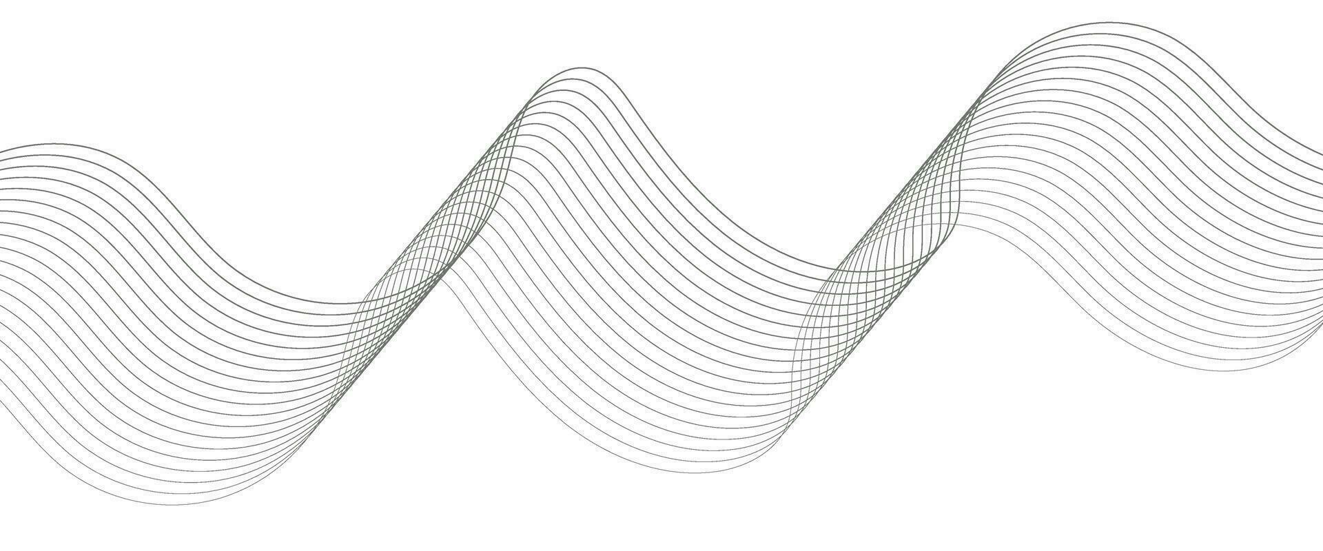 Abstract digital wave of particles. Network connection structure. Dotted halftone waves. vector