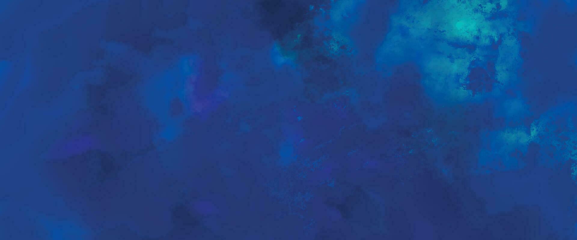 Abstract blue watercolor gradient paint grunge texture background vector