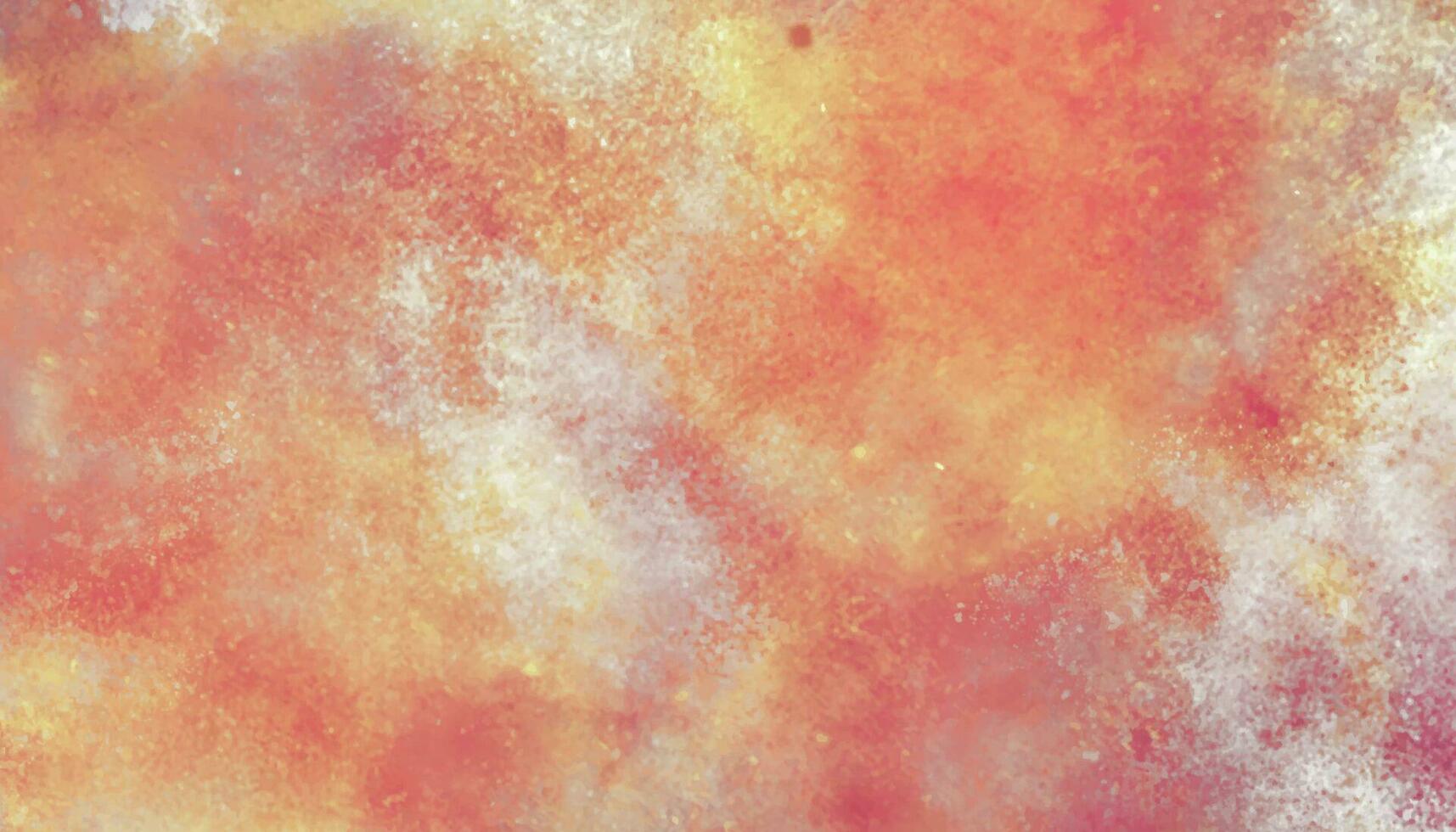 red and yellow background, abstract watercolor background with space. colorful sunrise or sunset colors in cloudy shapes. beautiful hues of yellow gold and pink in hand painted watercolor background vector