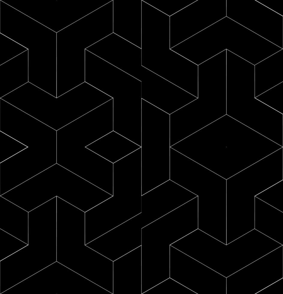 black abstract background with squares vector