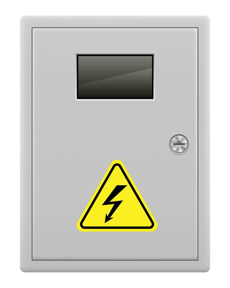 box for automatic electric switches stock vector illustration isolated on white background