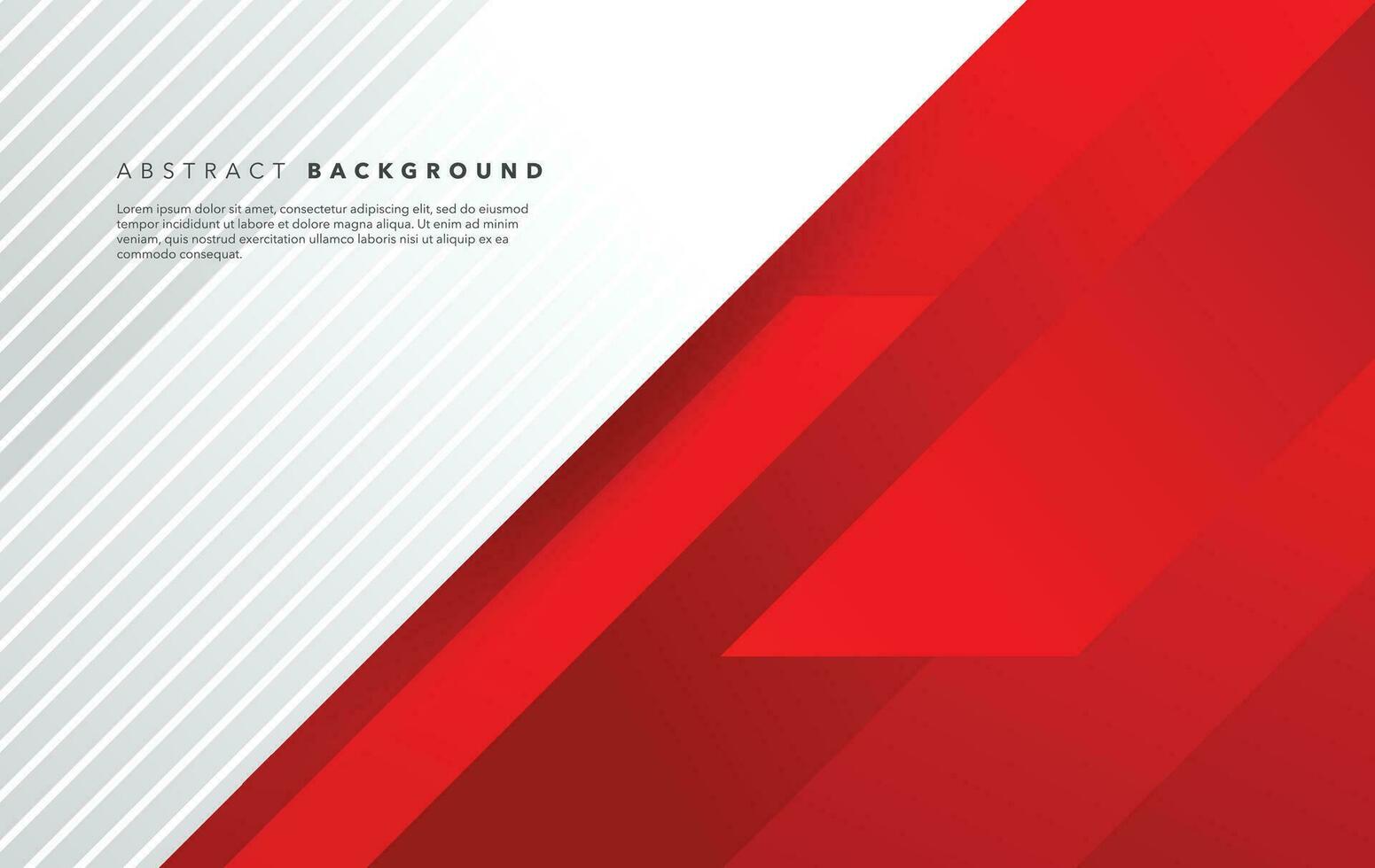 red white modern abstract background design vector