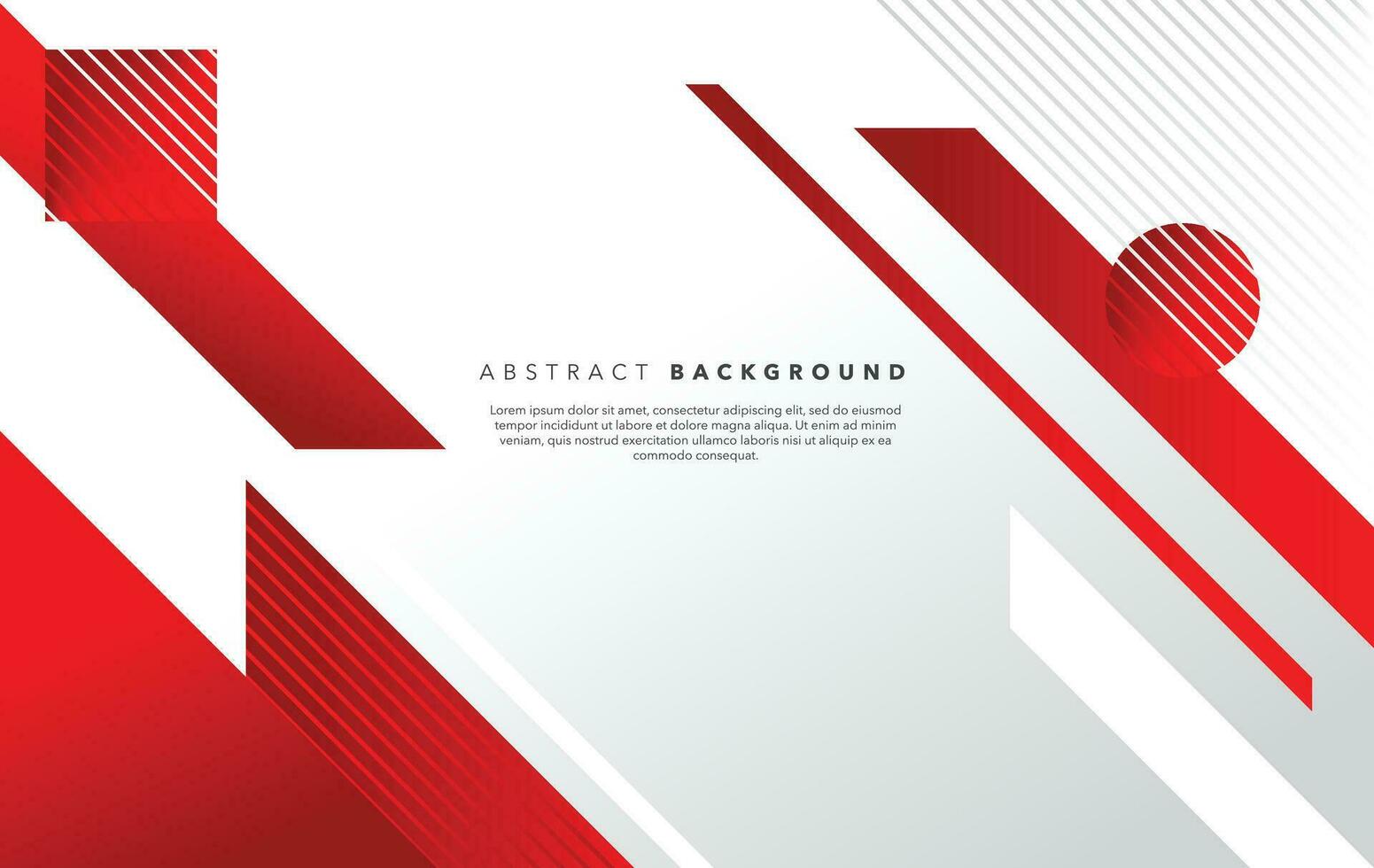 red white modern abstract background design vector