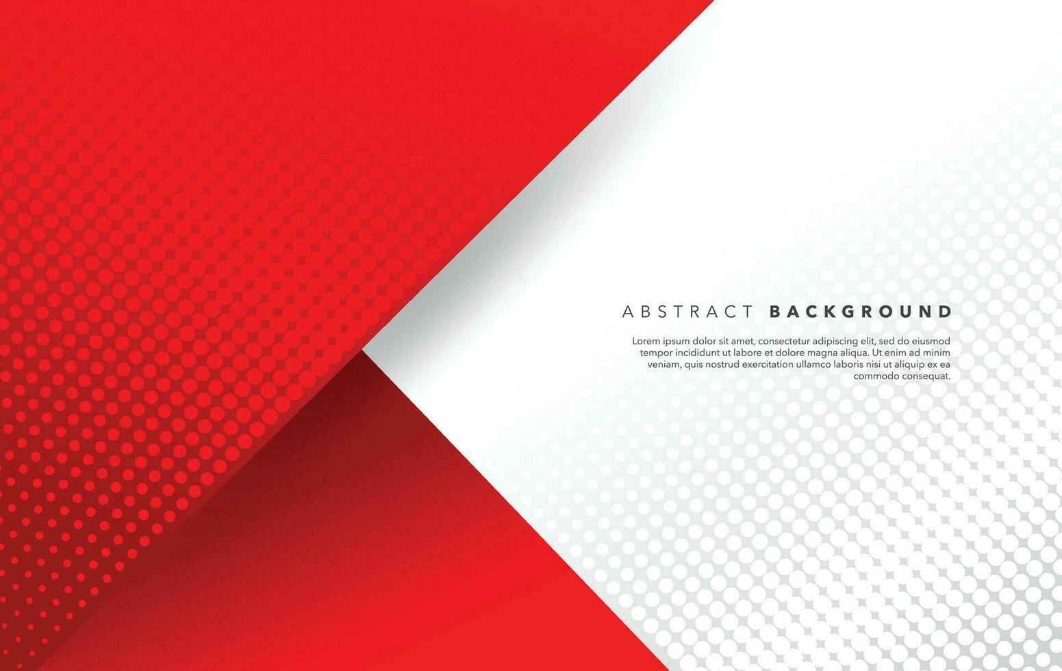 diseño de fondo abstracto moderno blanco rojo vector