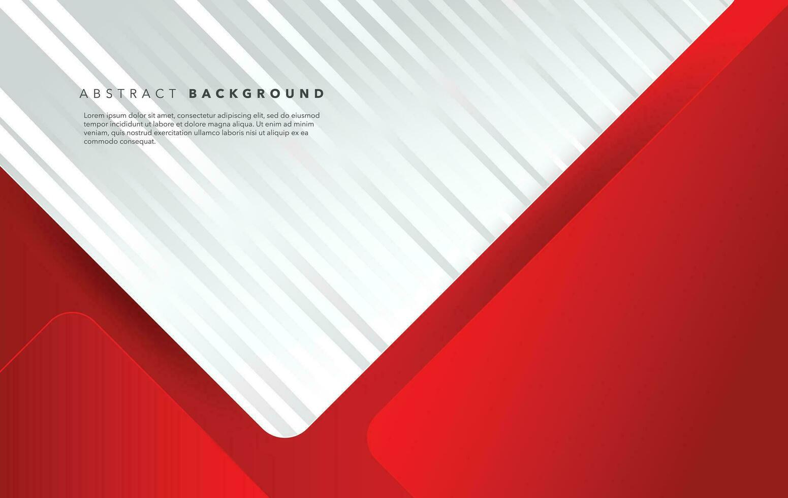 red white modern abstract background design vector