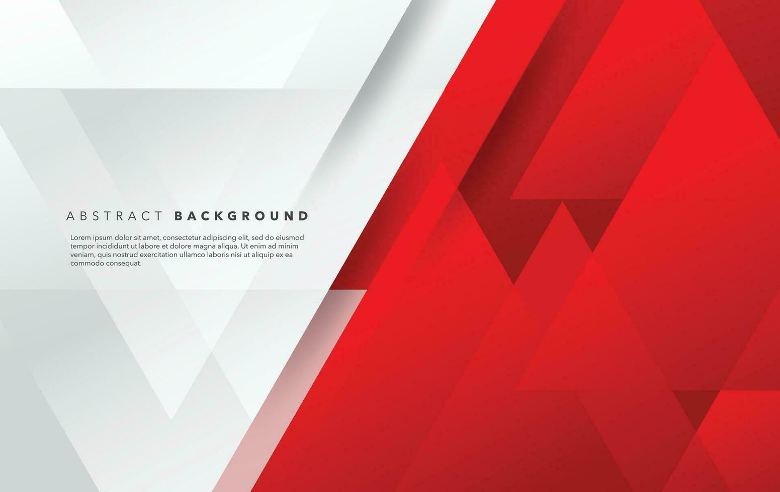 diseño de fondo abstracto moderno blanco rojo vector