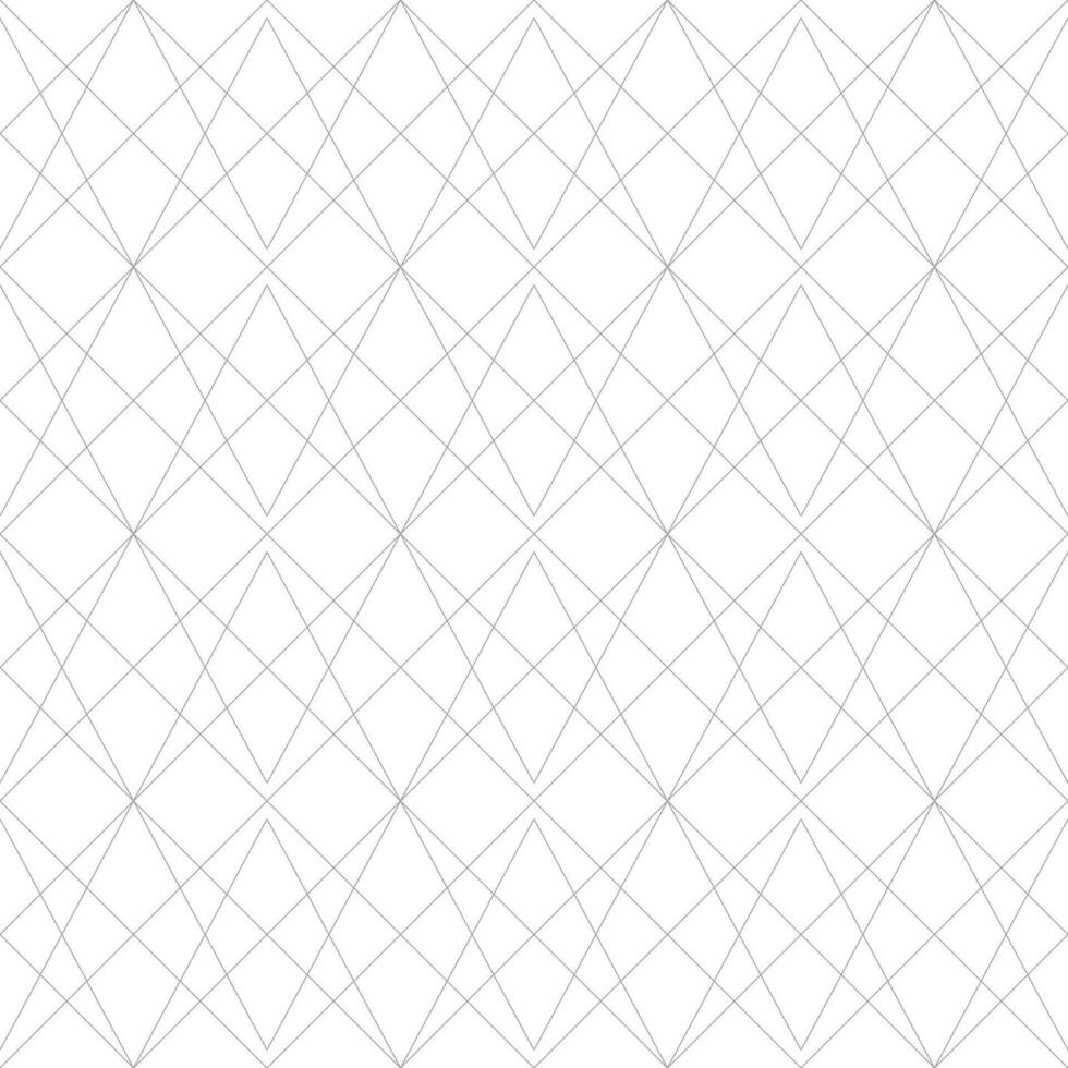 Abstract geometric pattern with crossing thin straight lines. Stylish texture in gray color. Seamless linear pattern. vector