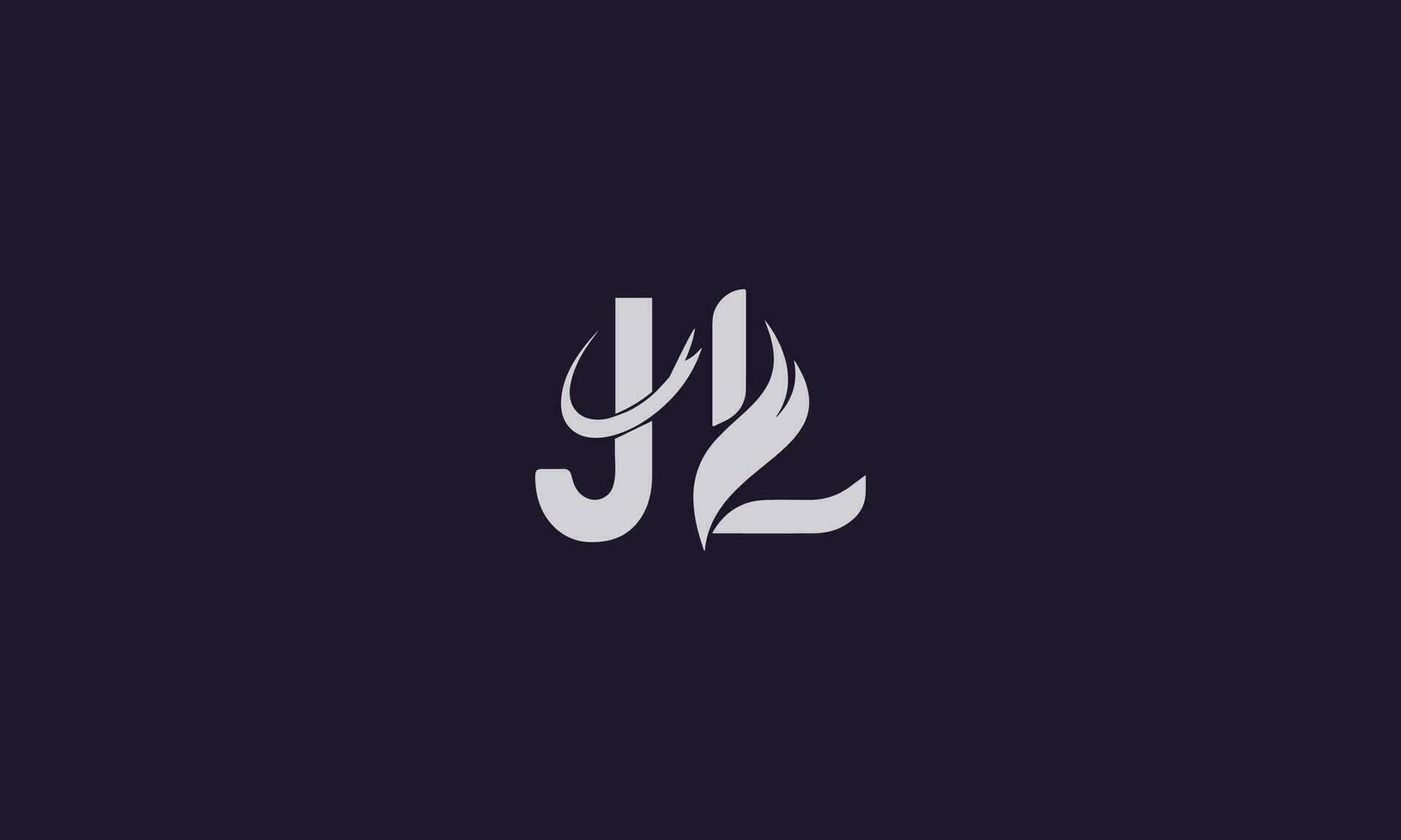 Initials letter logo with JL , J or L vector