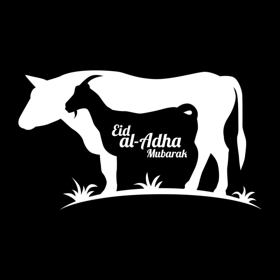 Happy eid al-adha greetings vector