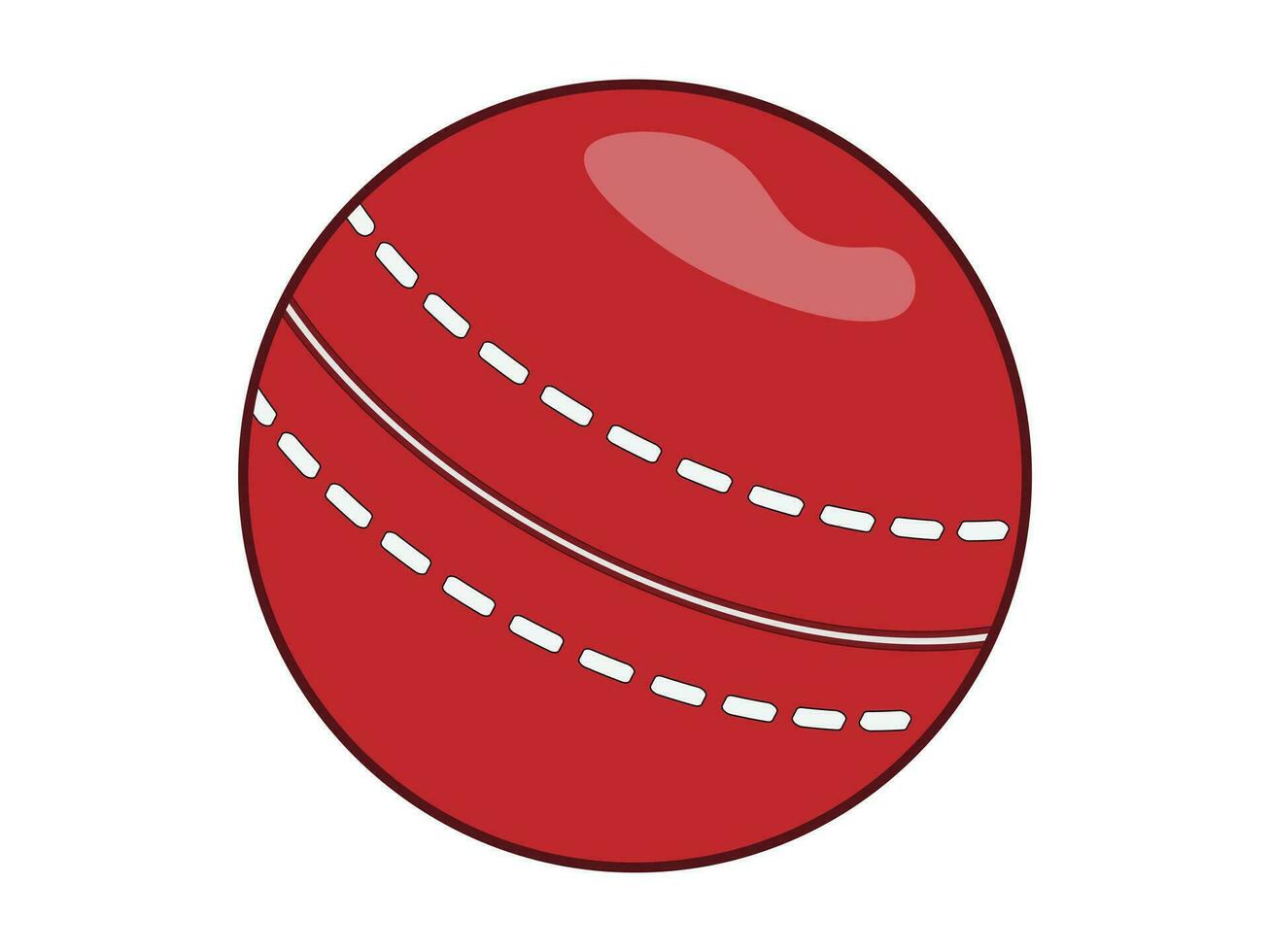 Cricket Hard Ball vector