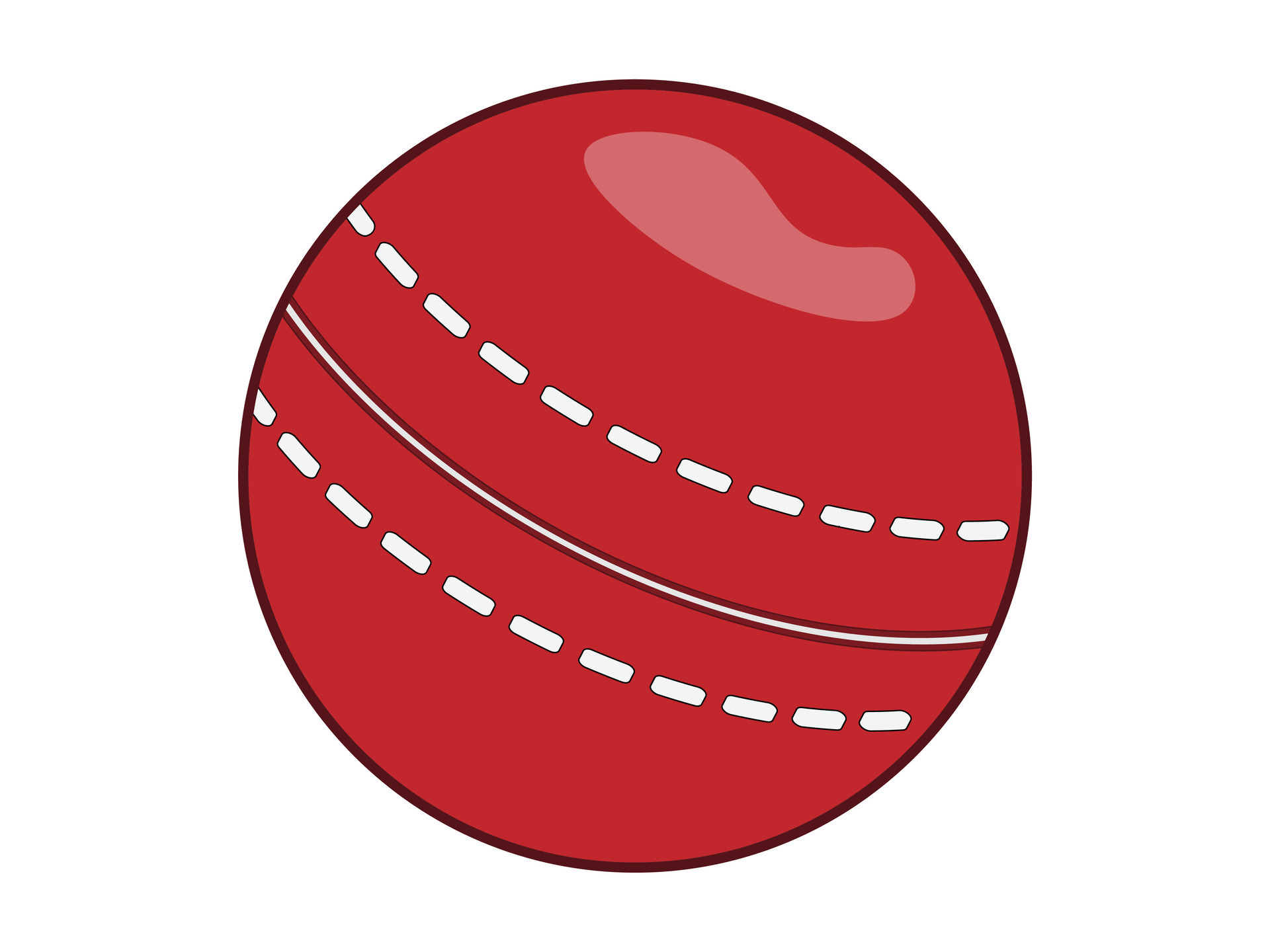 Cricket Hard Ball 25555064 Vector Art at Vecteezy