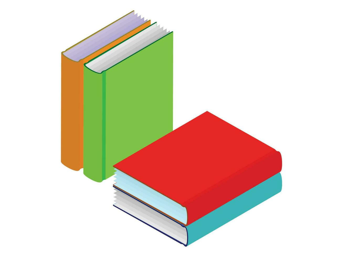 Stack of Books vector