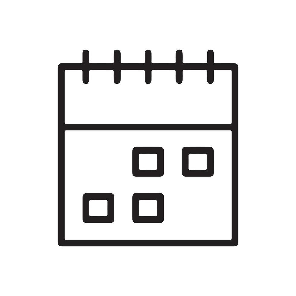 Date Icon. Calendar planner icon collection. Reminder organizer event signs. Calendar notification icon. Business plan schedule vector illustration.