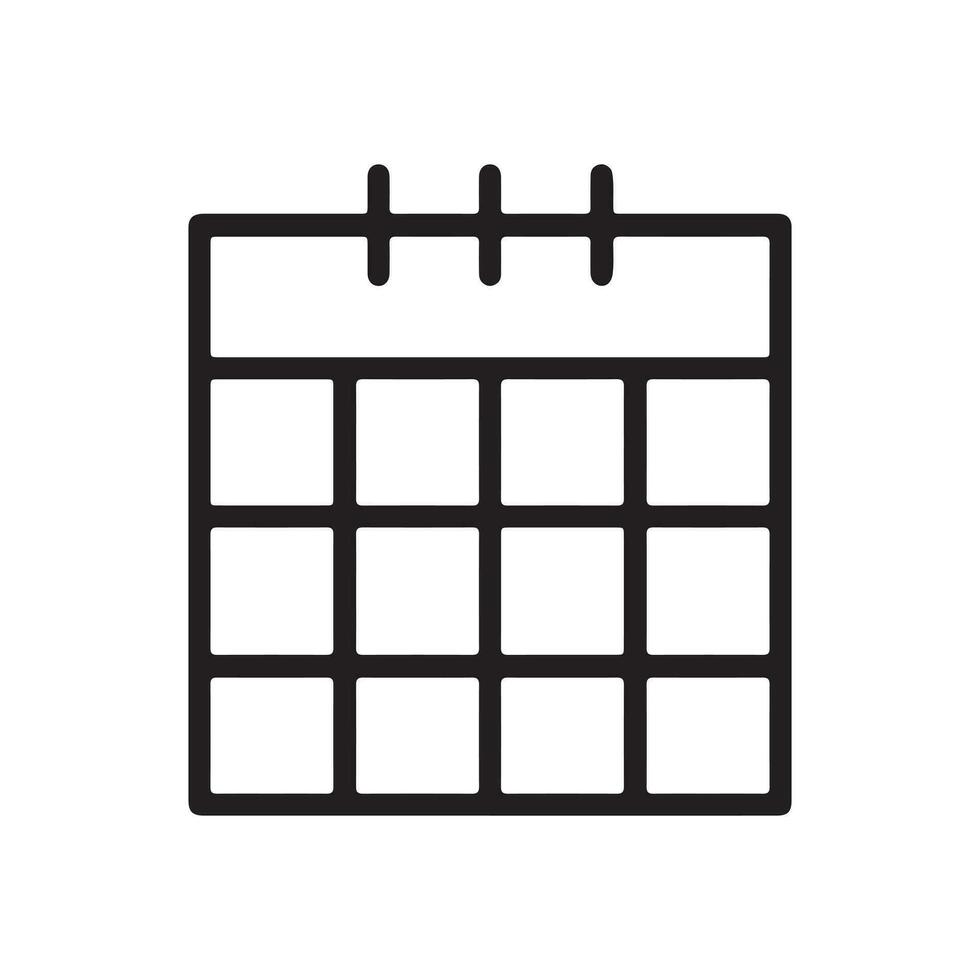 Date Icon. Calendar planner icon collection. Reminder organizer event signs. Calendar notification icon. Business plan schedule vector illustration.