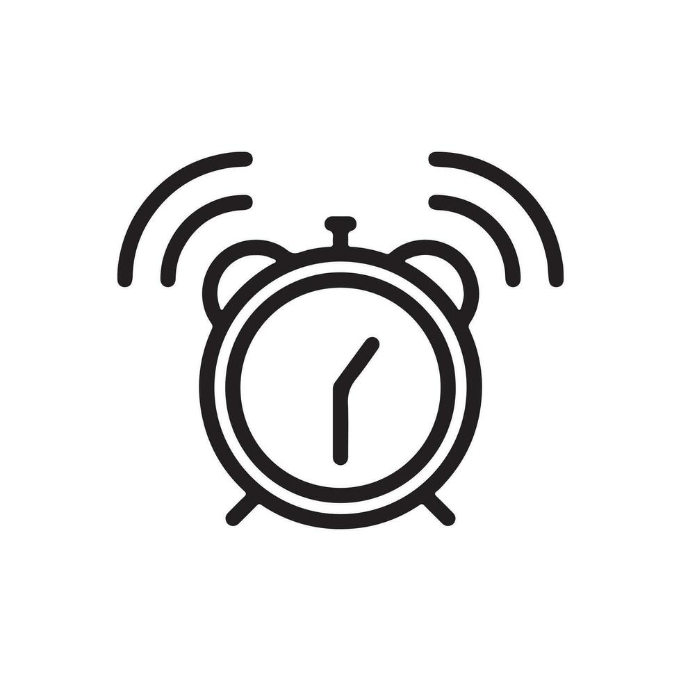 Time and Clock icon. Hour, Watch and Date linear icons. Time management and Timer black outline vector signs and symbols.