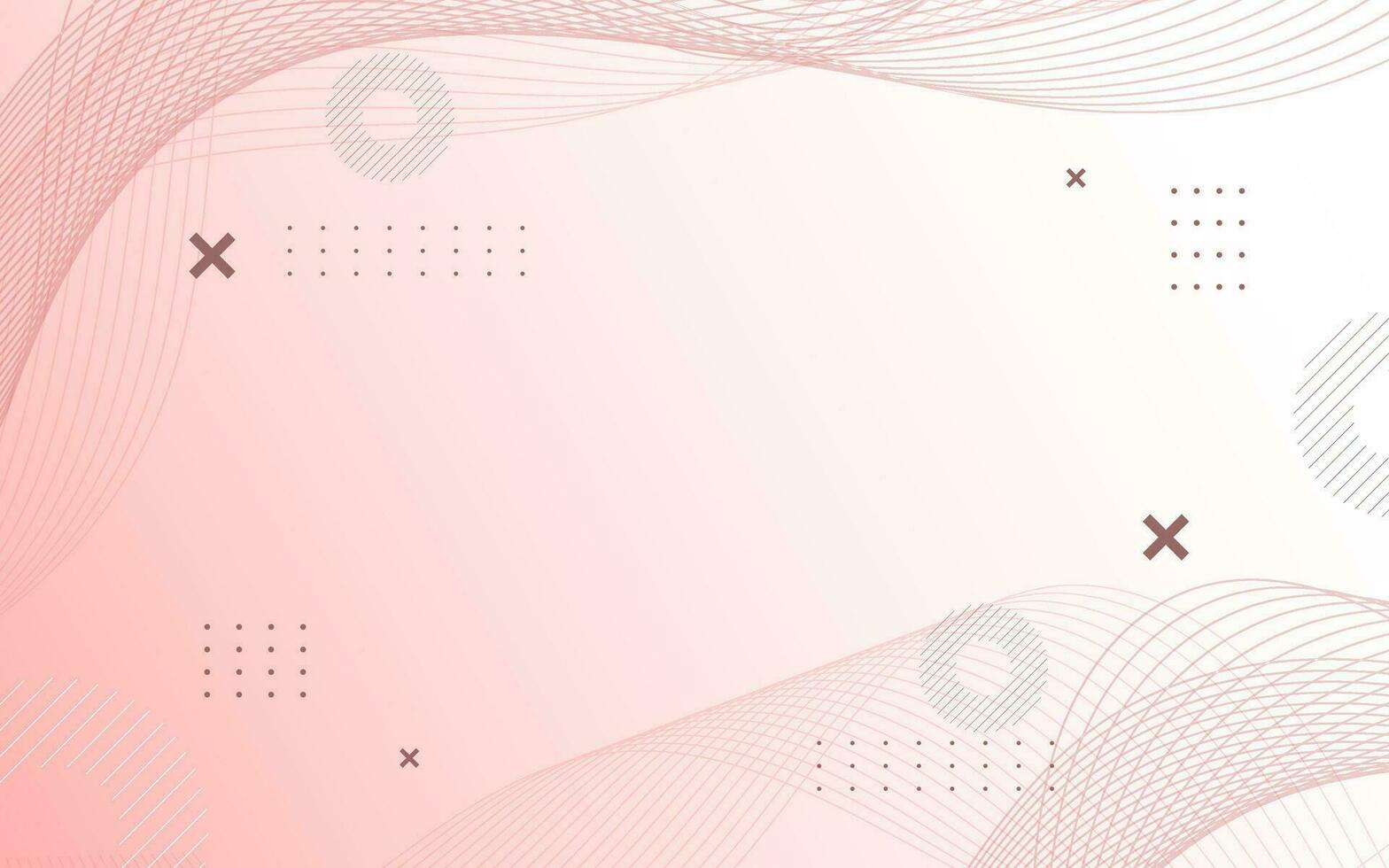 Modern background, geometric style, pastel pink gradation, wave pattern line, eps 10 vector