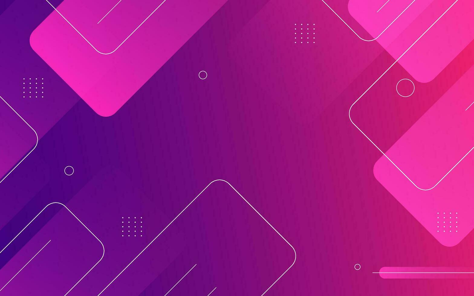 Modern background, geometric style, pink and blue gradation, squares, lines, Memphis abstract vector