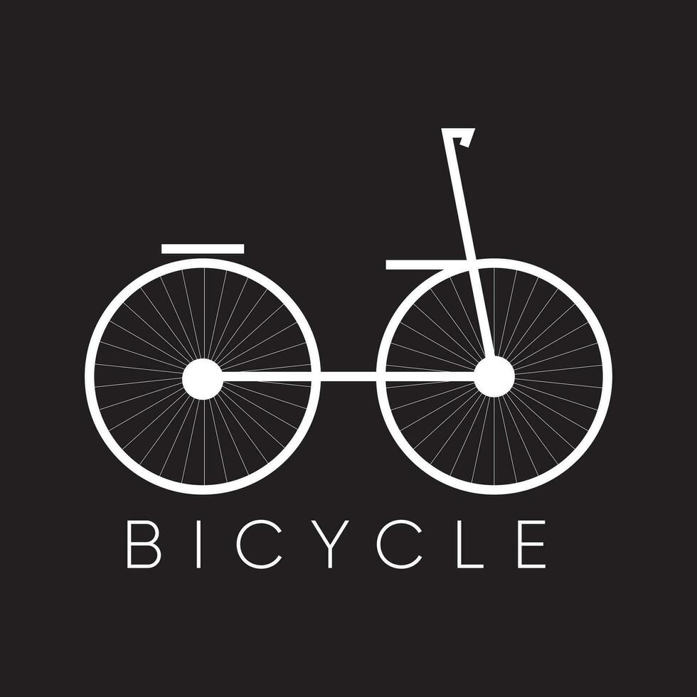 Ilustración de vector de bicicleta