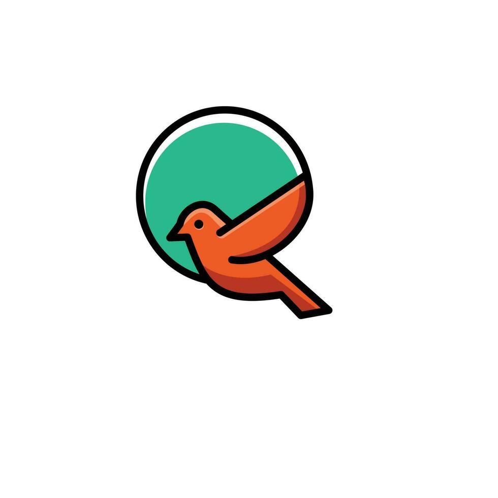 diseño de vector de logotipo de pájaro