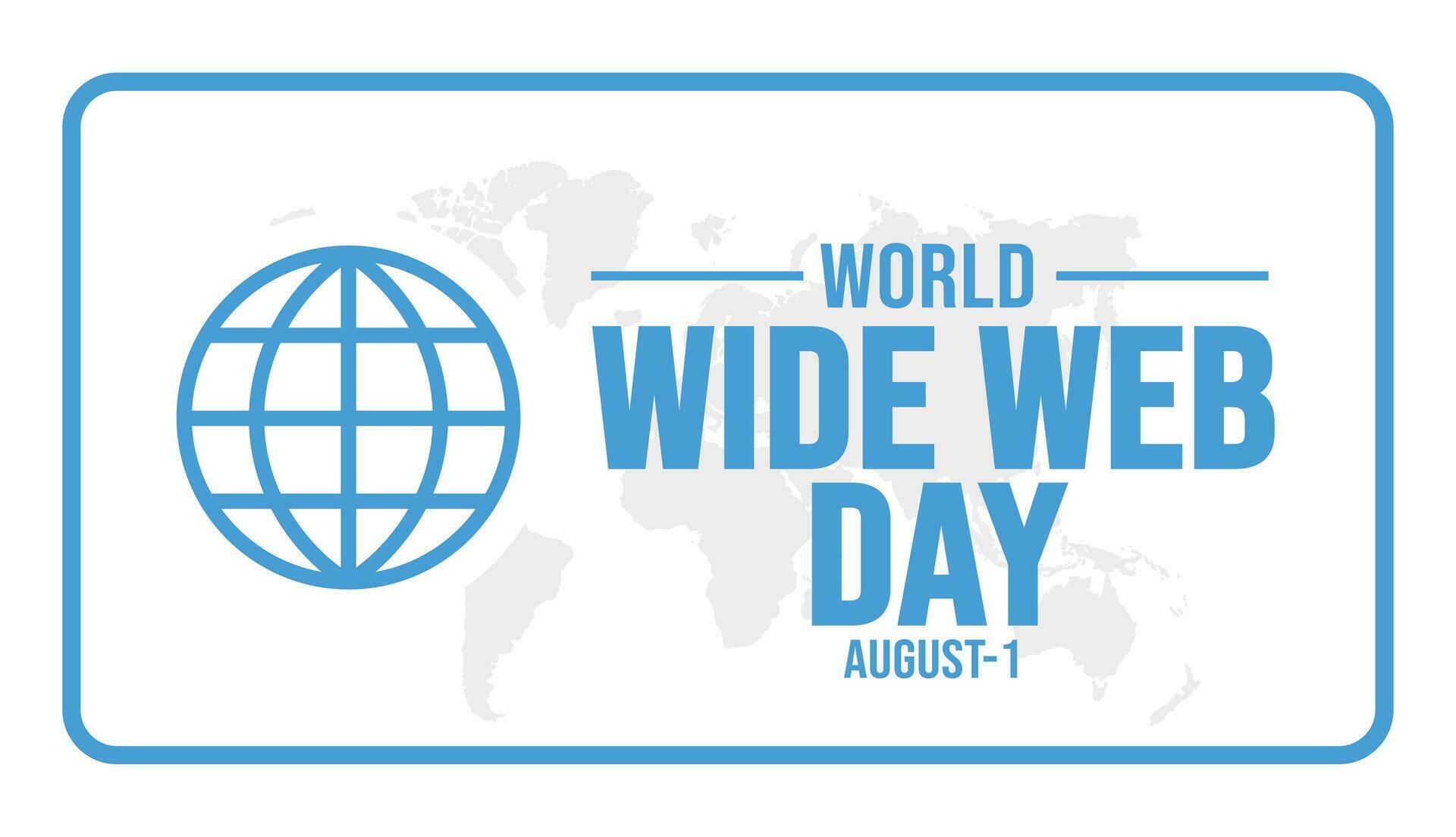 World Wide Web Day background template. Holiday concept. background ...