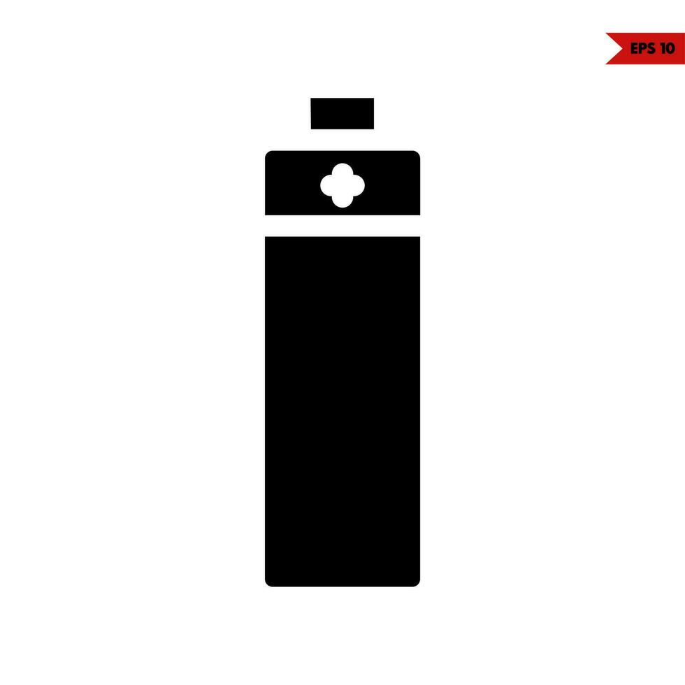 battery glyph icon vector