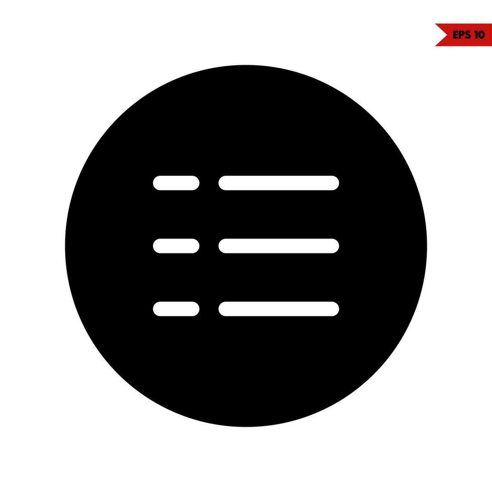 notes in button glyph icon vector