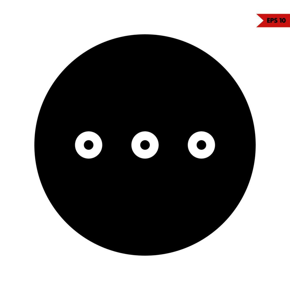 point in button glyph icon vector