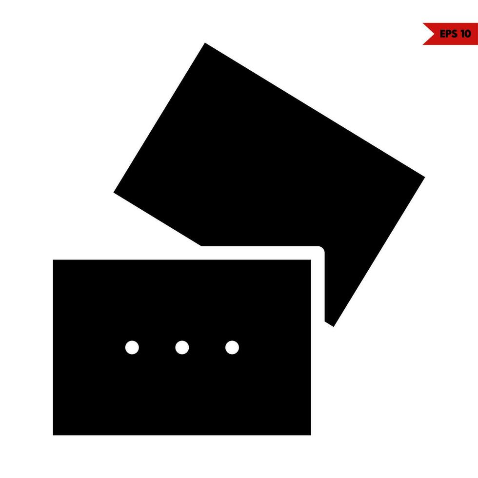 box glyph icon vector