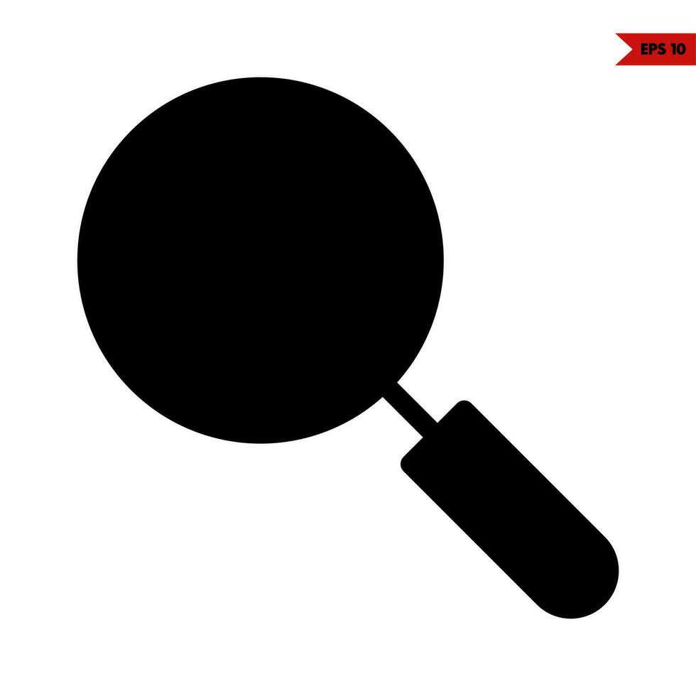 search bar glyph icon vector